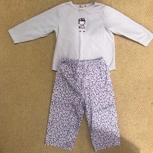 Carter's Little Girls Lavender Pajama Set PJs